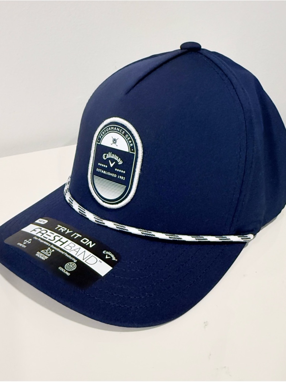 Callaway Navy Blue Performance Patch Golf Hat
